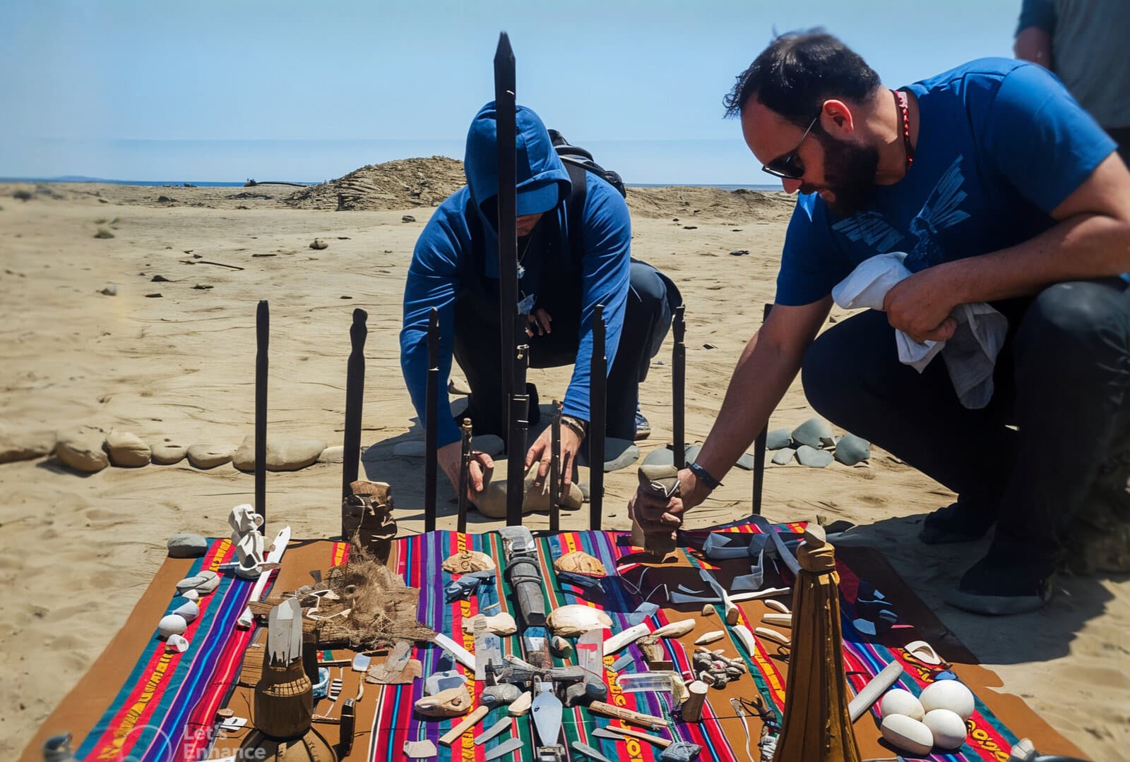 Beachside Huachuma ceremony at El Brujo